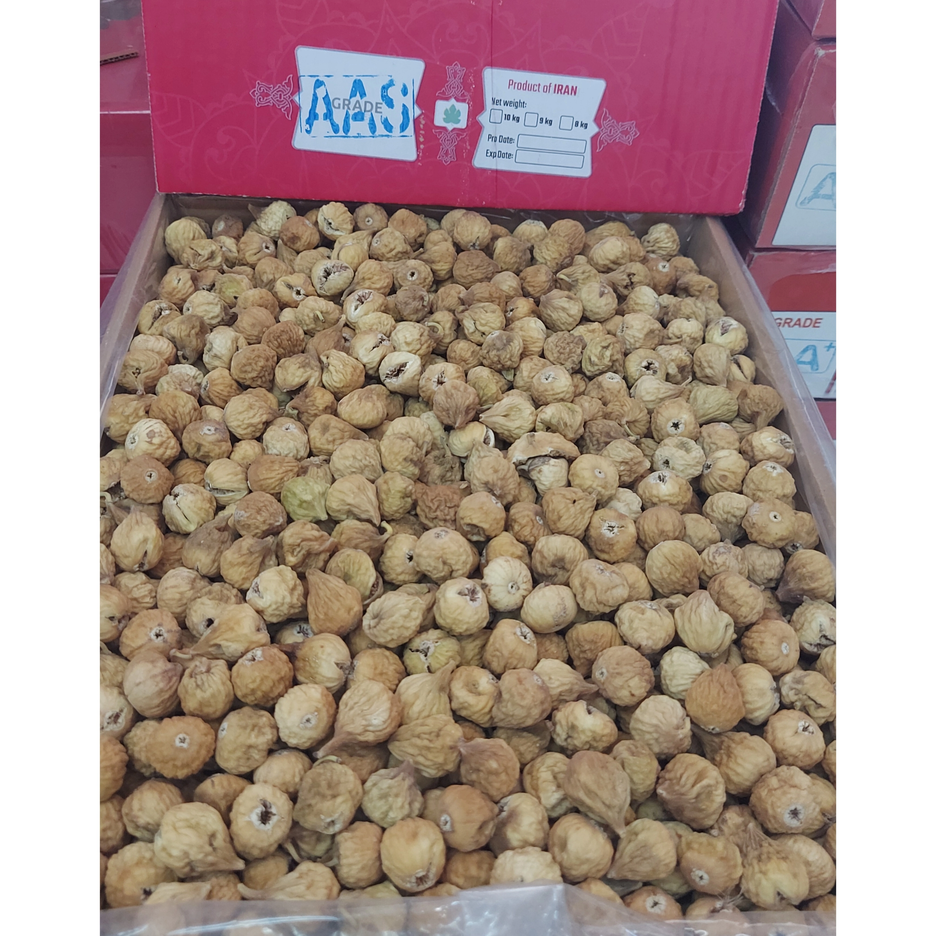 انجیر خشک استهبان سفید 1800g سایز AAs